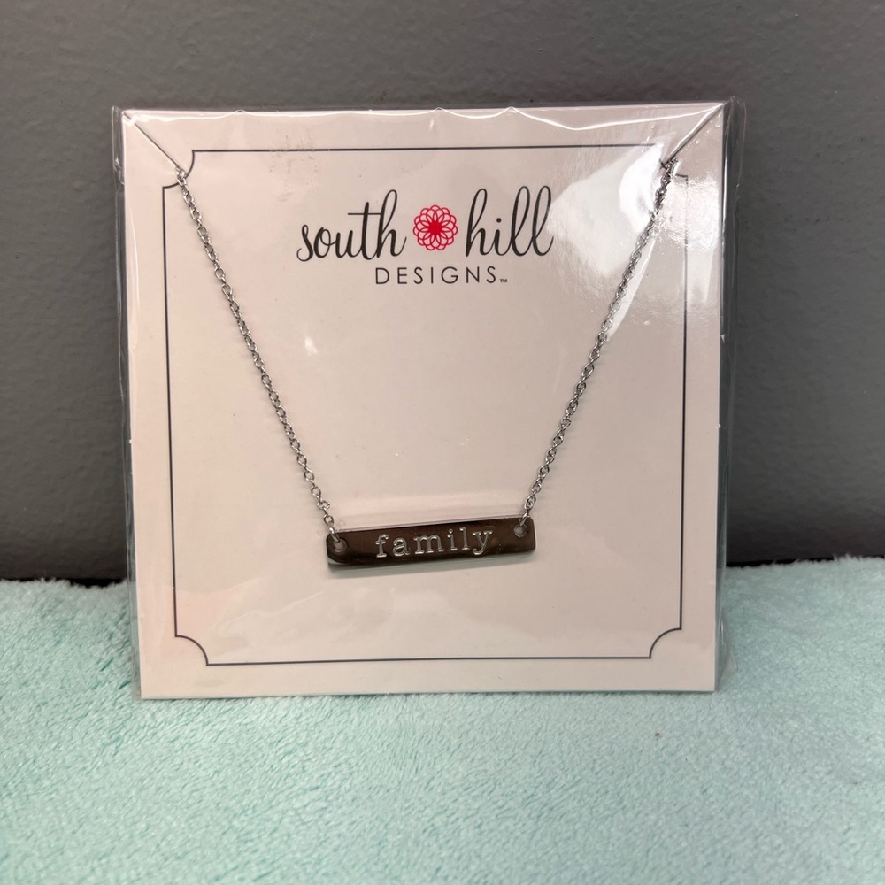 South Hill Designs Silver 'Family' Necklace
